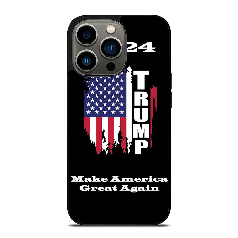 DONALD TRUMP MAKE AMERICA GREAT AGAIN 2024 2 iPhone 13 Pro Case Cover