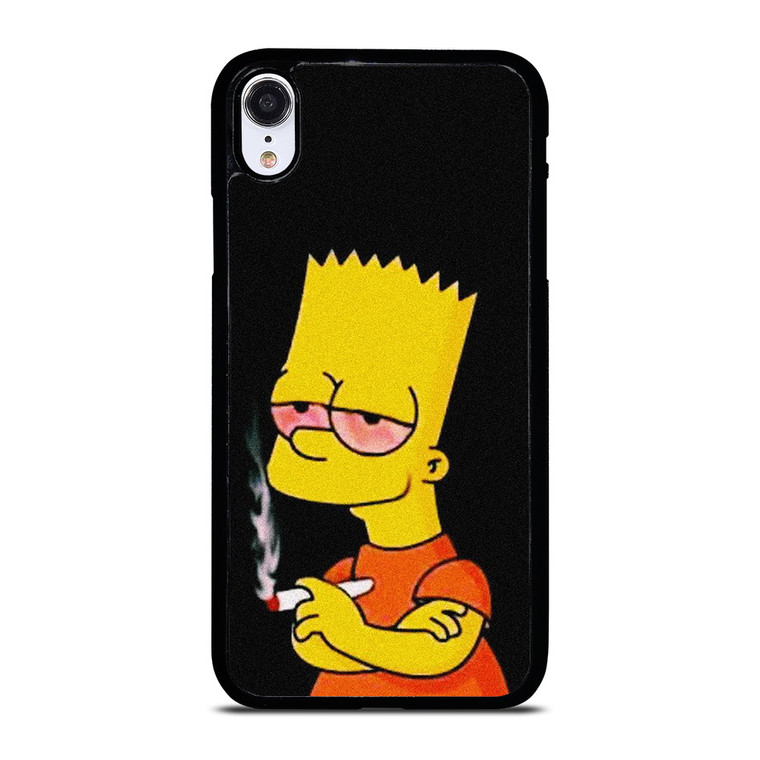 BART SIMPSONS WEEDS CIGARATTE iPhone XR Case Cover