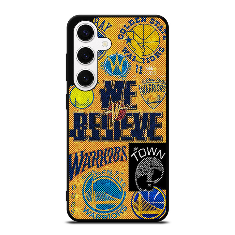 GOLDEN STATE WARRIORS NBA BASKETBALL COLLAGE Samsung Galaxy S24 Case Cover