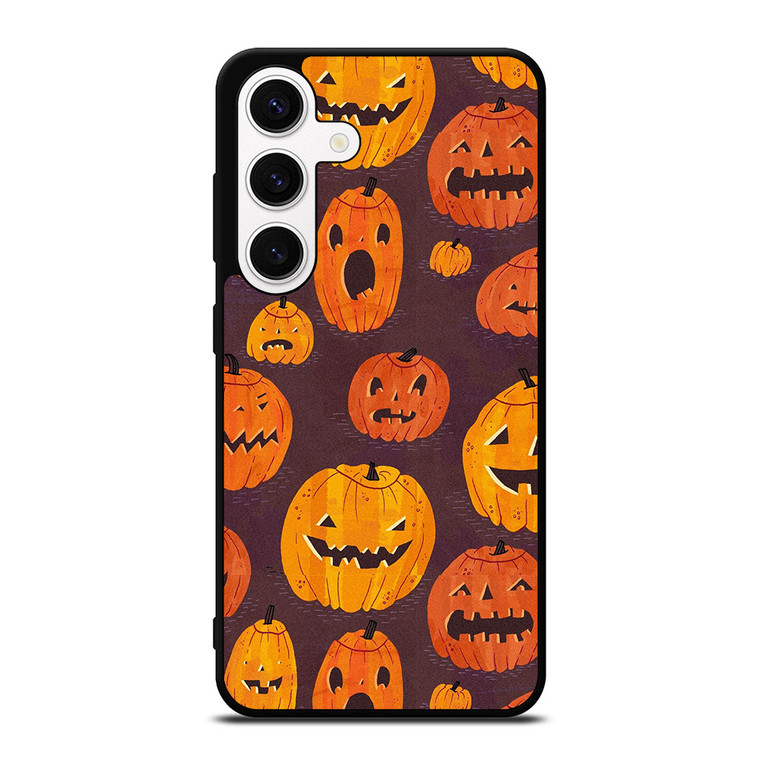 HALLOWEEN PUMPKINS PATTERN Samsung Galaxy S24 Case Cover
