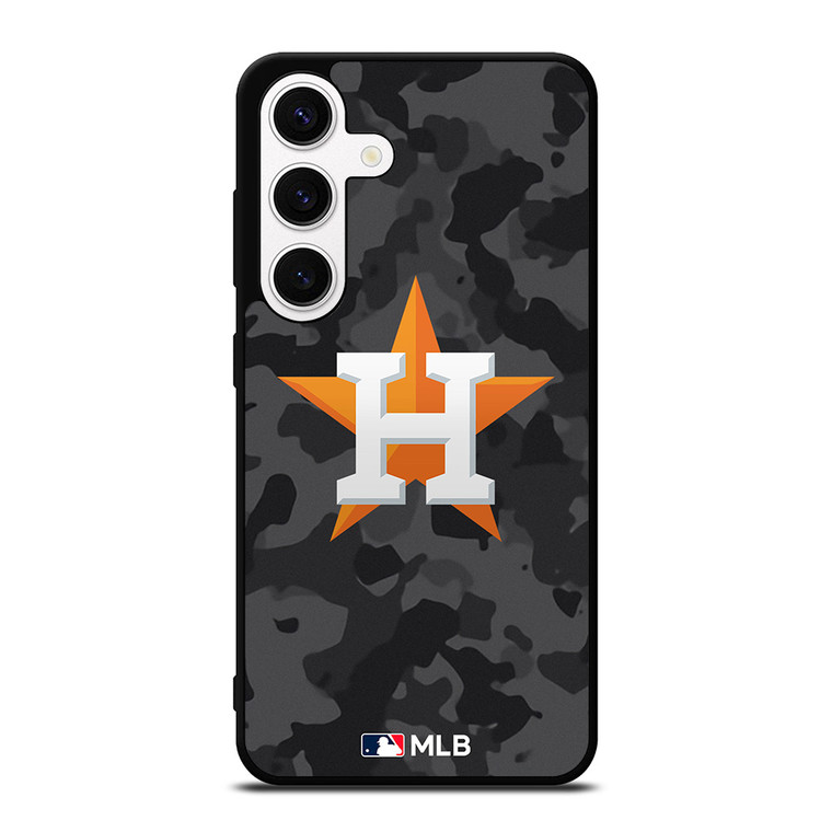 HOUSTON ASTROS BASEBALL BLACK CAMO Samsung Galaxy S24 Case Cover