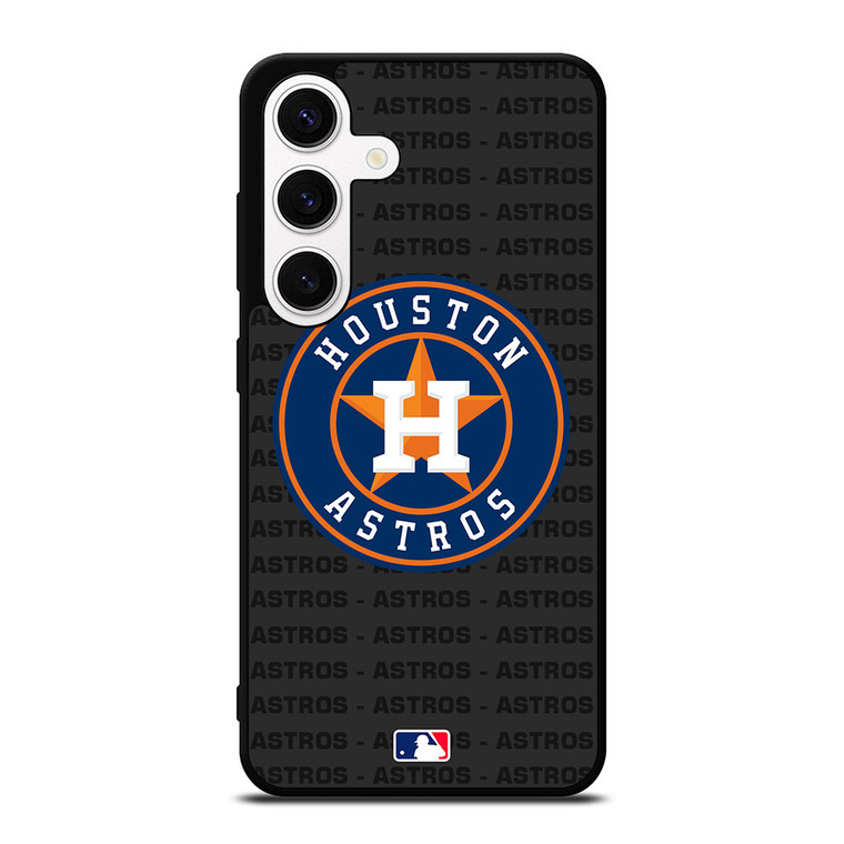 HOUSTON ASTROS BASEBALL BLACK Samsung Galaxy S24 Case Cover