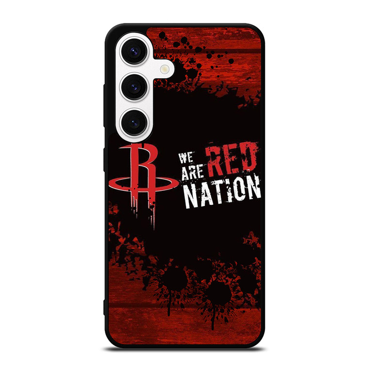 HOUSTON ROCKETS NBA WE ARE RED NATION Samsung Galaxy S24 Case Cover