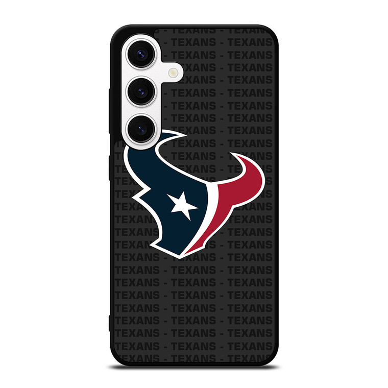 HOUSTON TEXANS FOOTBALL TEXT Samsung Galaxy S24 Case Cover