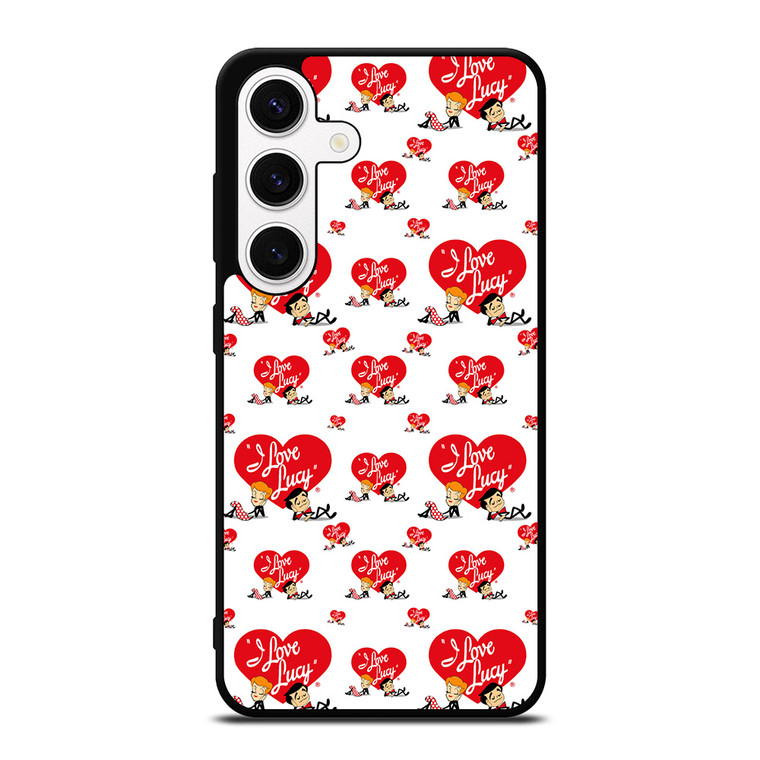 I LOVE LUCY CARTOON PATTERN Samsung Galaxy S24 Case Cover