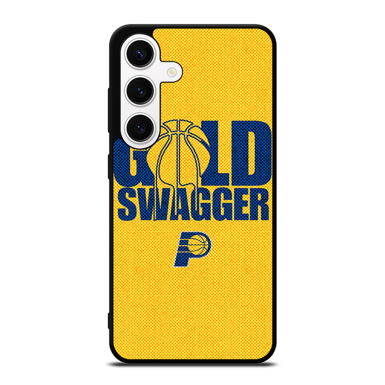 INDIANA PACERS NBA BASKETBALL GOLD SWAGGER Samsung Galaxy S24 Case Cover