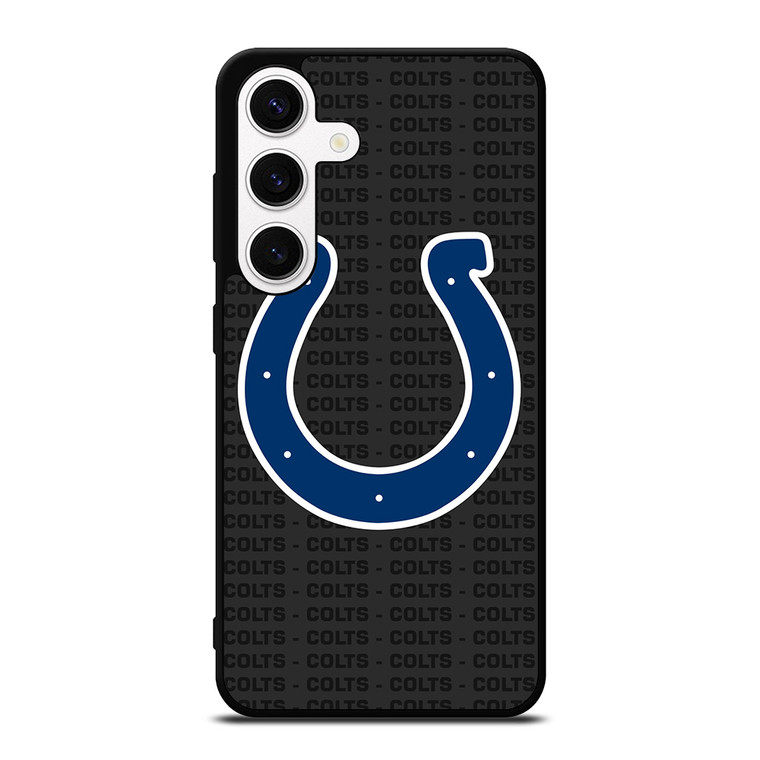 INDIANAPOLIS COLTS FOOTBALL TEXT Samsung Galaxy S24 Case Cover