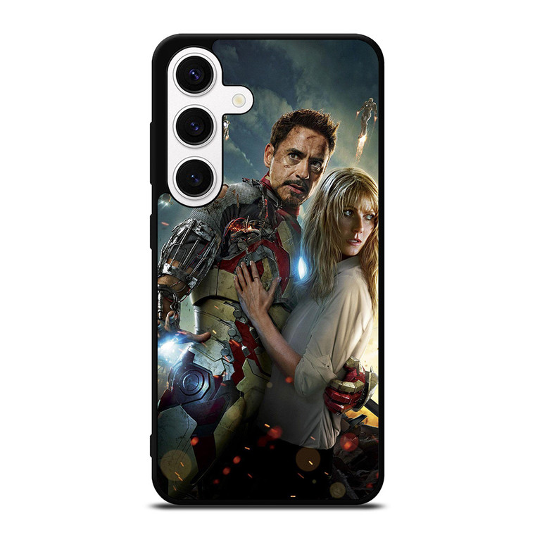 IRON MAN TONY STARK AND PEPPER Samsung Galaxy S24 Case Cover