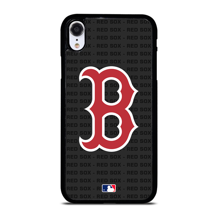 BOSTON RED SOX BASEBALL BLACK iPhone XR Case Cover