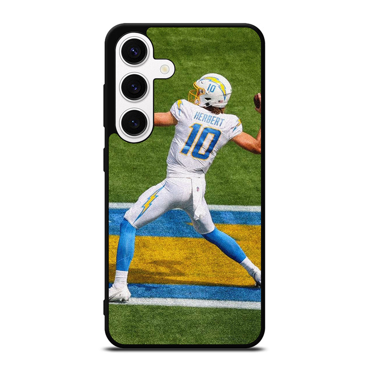 JUSTIN HERBERT 10 LOS ANGELES CHARGERS NFL FOOTBALL Samsung Galaxy S24 Case Cover
