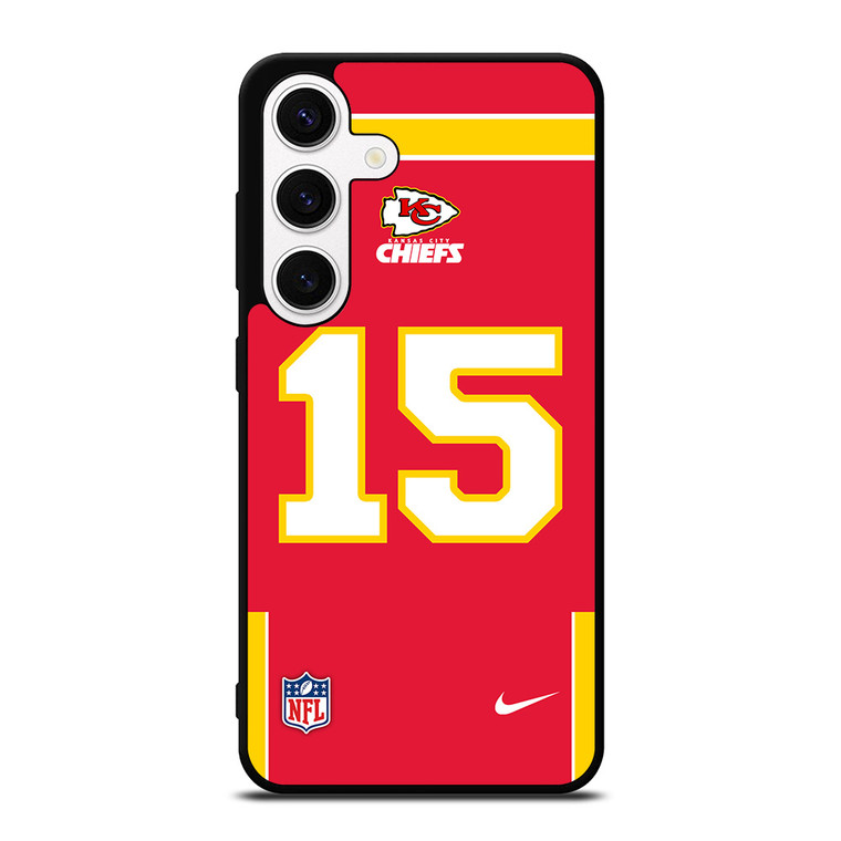 KANSAS CITY CHIEFS PATRICK MAHOMES 15 NFL NIKE Samsung Galaxy S24 Case Cover