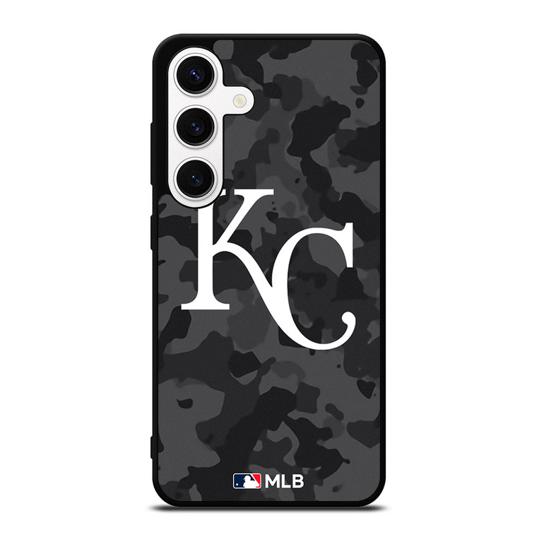 KANSAS CITY ROYALS BASEBALL BLACK CAMO Samsung Galaxy S24 Case Cover