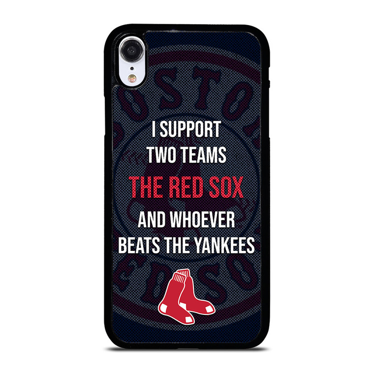 BOSTON RED SOX MLB BASEBALL BANTER FANS 2 iPhone XR Case Cover