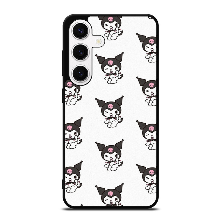 KUROMI CAT ANIME PATTERN Samsung Galaxy S24 Case Cover
