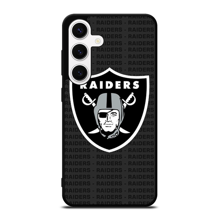 LAS VEGAS RAIDERS FOOTBALL TEXT Samsung Galaxy S24 Case Cover