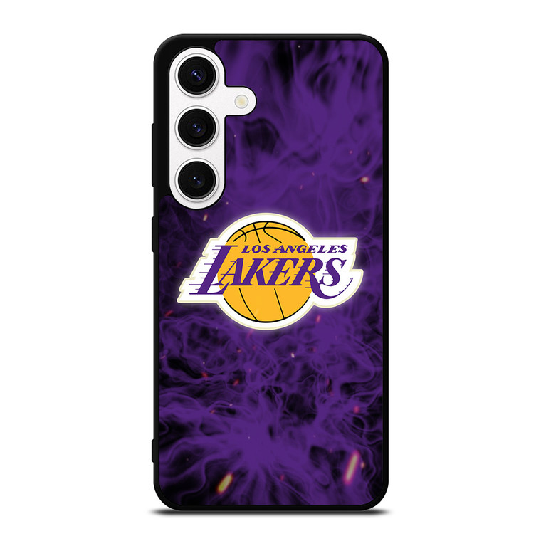 LOS ANGELES LAKERS BASKETBALL NBA FIRE Samsung Galaxy S24 Case Cover