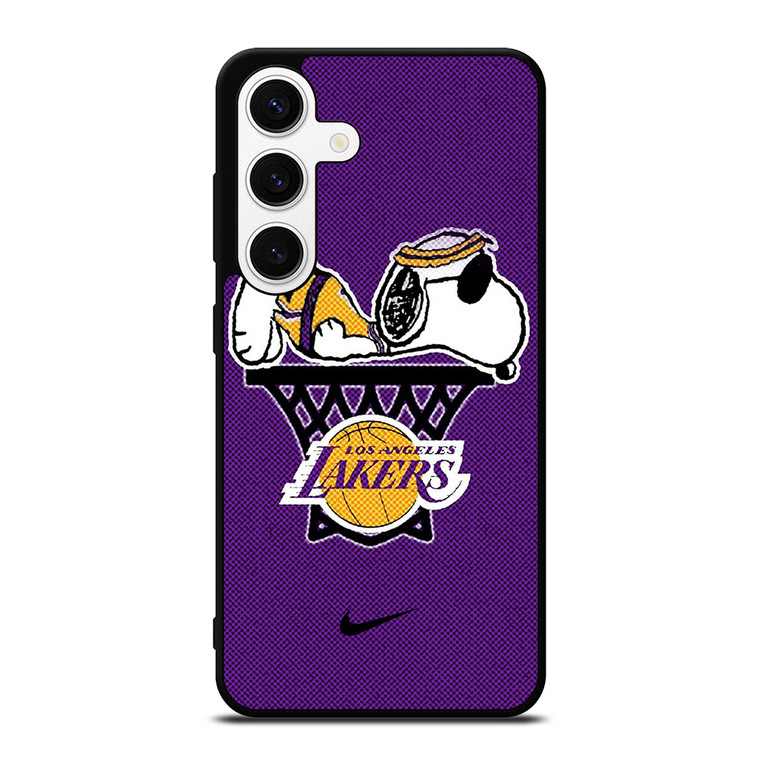 LOS ANGELES LAKERS NIKE SNOOPY Samsung Galaxy S24 Case Cover