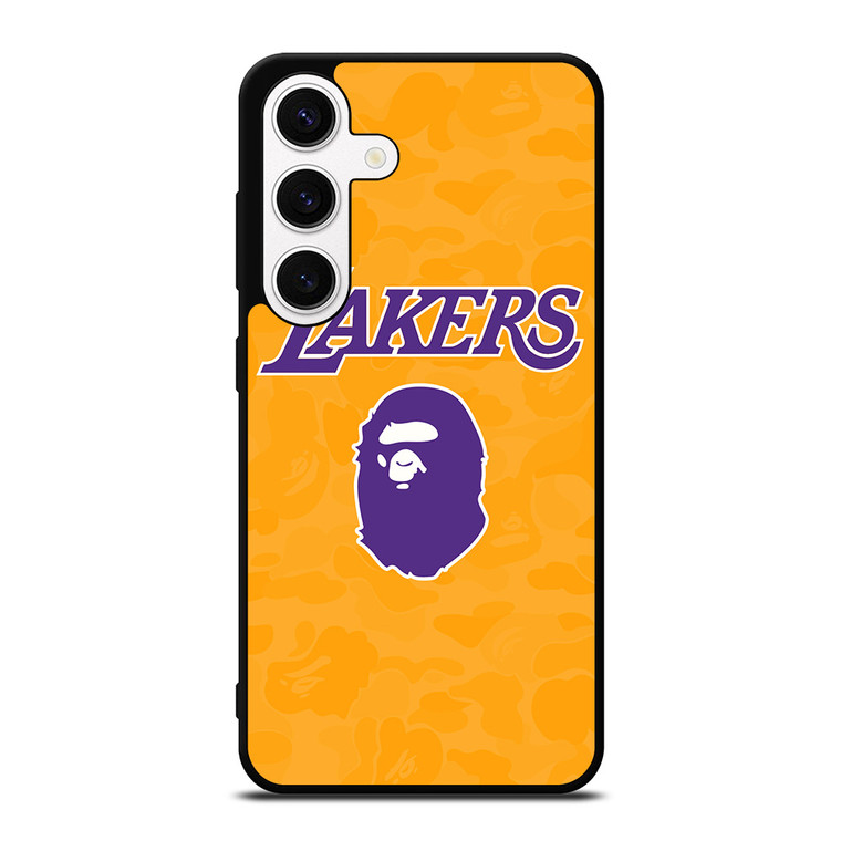 LOS ANGELES LAKERS X BAPE CAMO Samsung Galaxy S24 Case Cover