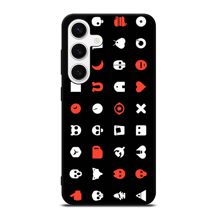 LOVE DEATH AND ROBOTS PATTERN Samsung Galaxy S24 Case Cover