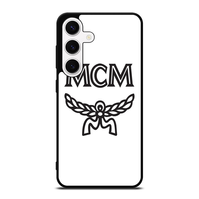 MCM WORLDWIDE WHITE Samsung Galaxy S24 Case Cover