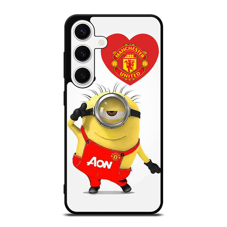 MINIONS LOVE MANCHESTER UNITED Samsung Galaxy S24 Case Cover
