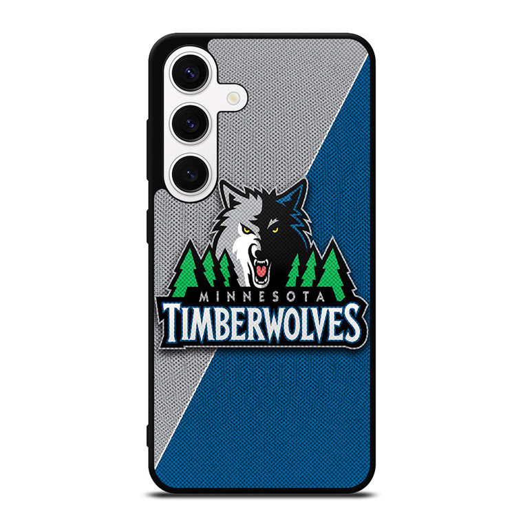 MINNESOTA TIMBERWOLVES NBA BASKETBALL LOGO Samsung Galaxy S24 Case Cover