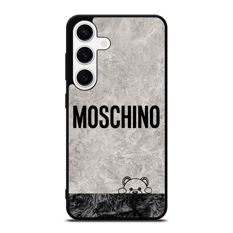 MOSCHINO BEAR HIDING Samsung Galaxy S24 Case Cover