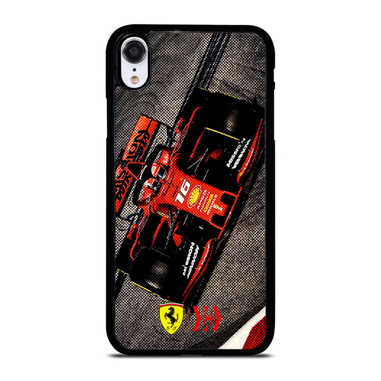 CHARLES LECLERC FERRARI FORMULA ONE F1 RACING 3 iPhone XR Case Cover