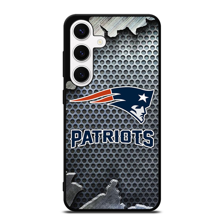 NEW ENGLAND PATRIOTS BROKEN METAL Samsung Galaxy S24 Case Cover
