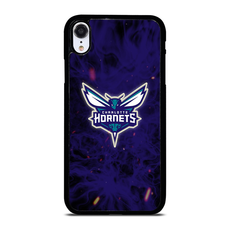 CHARLOTTE HORNETS BASKETBALL NBA FIRE iPhone XR Case Cover