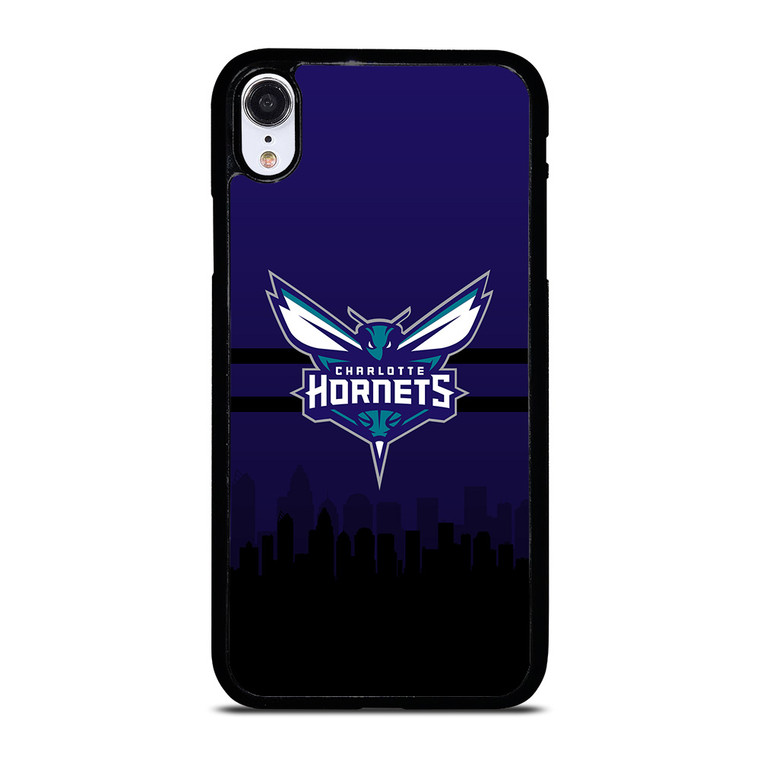 CHARLOTTE HORNETS NBA SKYLINE iPhone XR Case Cover