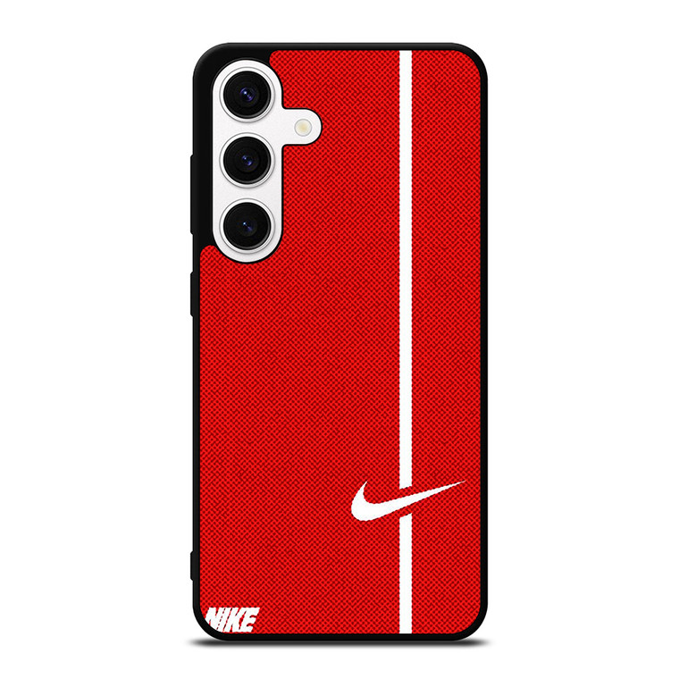 NIKE LOGO RED STRIPE Samsung Galaxy S24 Case Cover