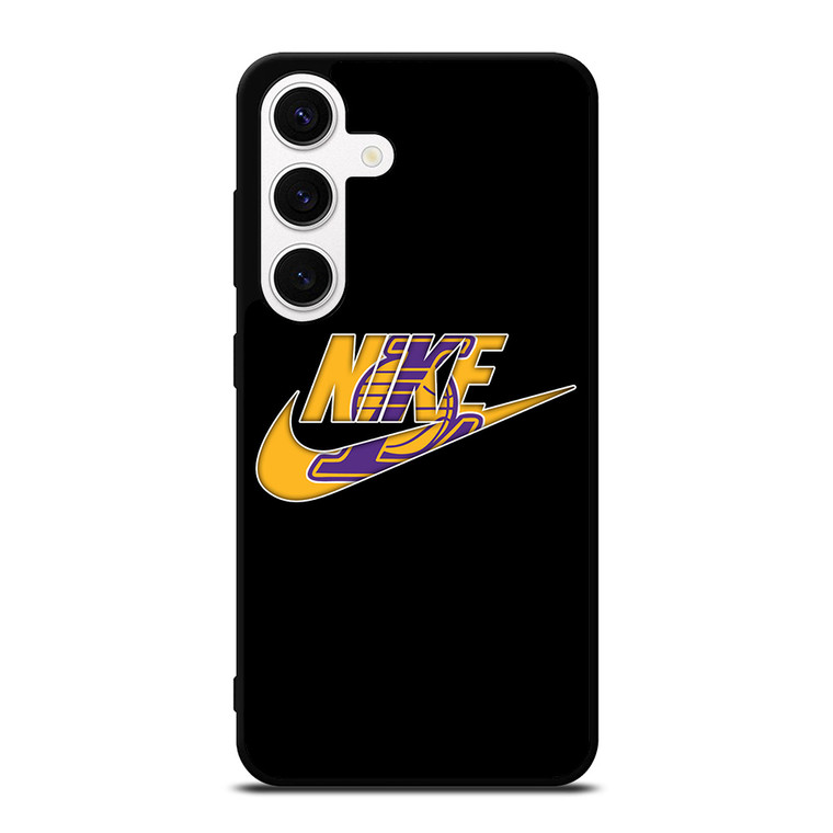 NIKE LOS ANGELES LAKERS SWOOSH Samsung Galaxy S24 Case Cover