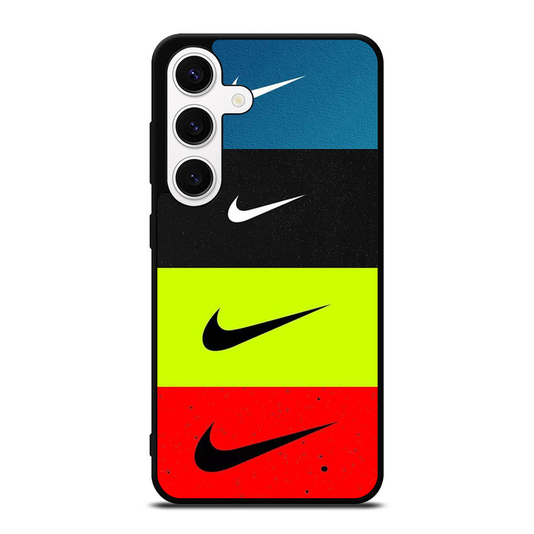 NIKE SWOOSH STRIPE COLORS Samsung Galaxy S24 Case Cover