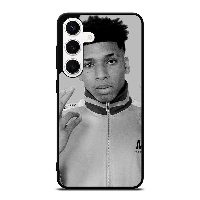 NLE CHOPPA RAPPER BLACK WHITE Samsung Galaxy S24 Case Cover