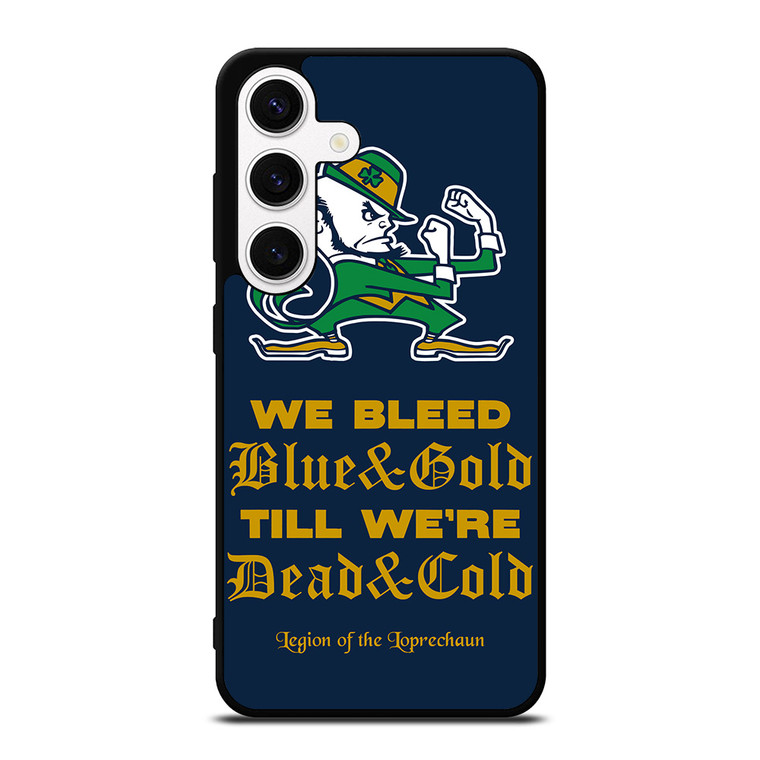 NOTRE DAME BLEED BLUE AND GOLD Samsung Galaxy S24 Case Cover