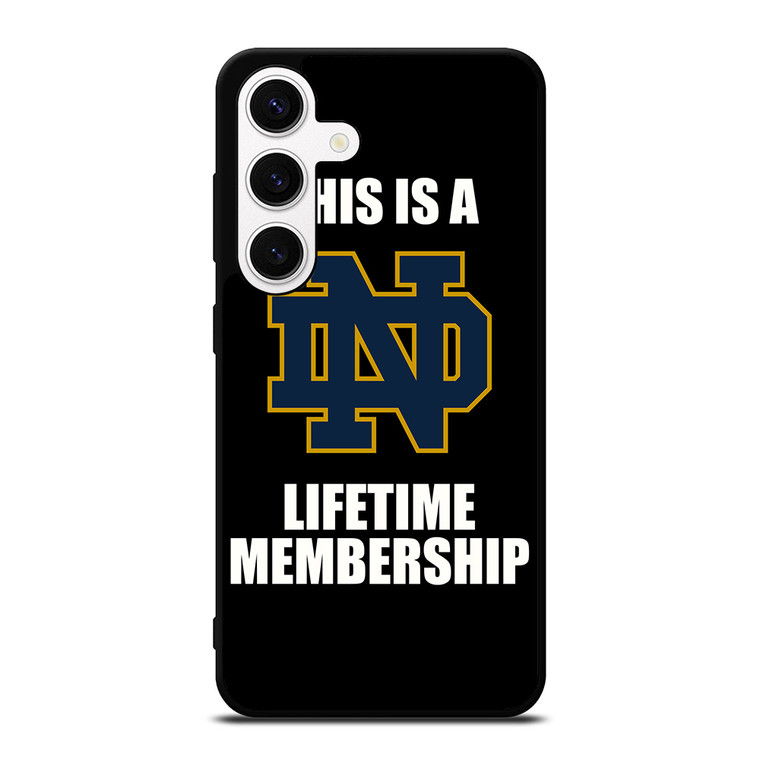 NOTRE DAME FIGHTING IRISH MEMBERSHIP Samsung Galaxy S24 Case Cover