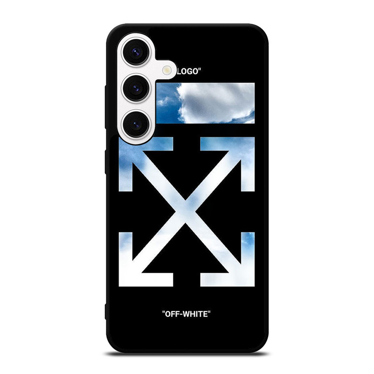 OFF WHITE SKY BLUE Samsung Galaxy S24 Case Cover