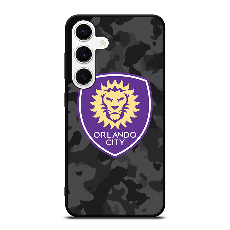 ORLANDO CITY SC MLS BLACK CAMO Samsung Galaxy S24 Case Cover