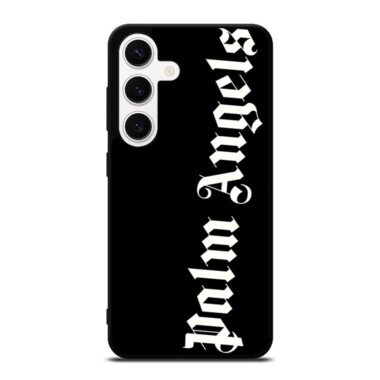 PALM ANGELS BLACK LOGO Samsung Galaxy S24 Case Cover