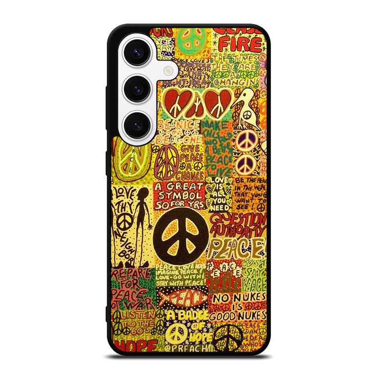 PEACE TAPESTRY PATTERN Samsung Galaxy S24 Case Cover