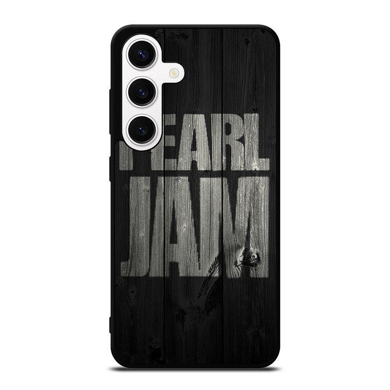 PEARL JAM ROCK BAND WOODEN LOGO Samsung Galaxy S24 Case Cover