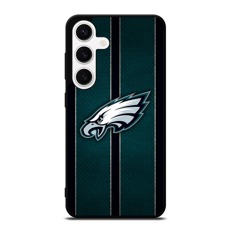 PHILADELPHIA EAGLES NFL METAL STRIPE Samsung Galaxy S24 Case Cover