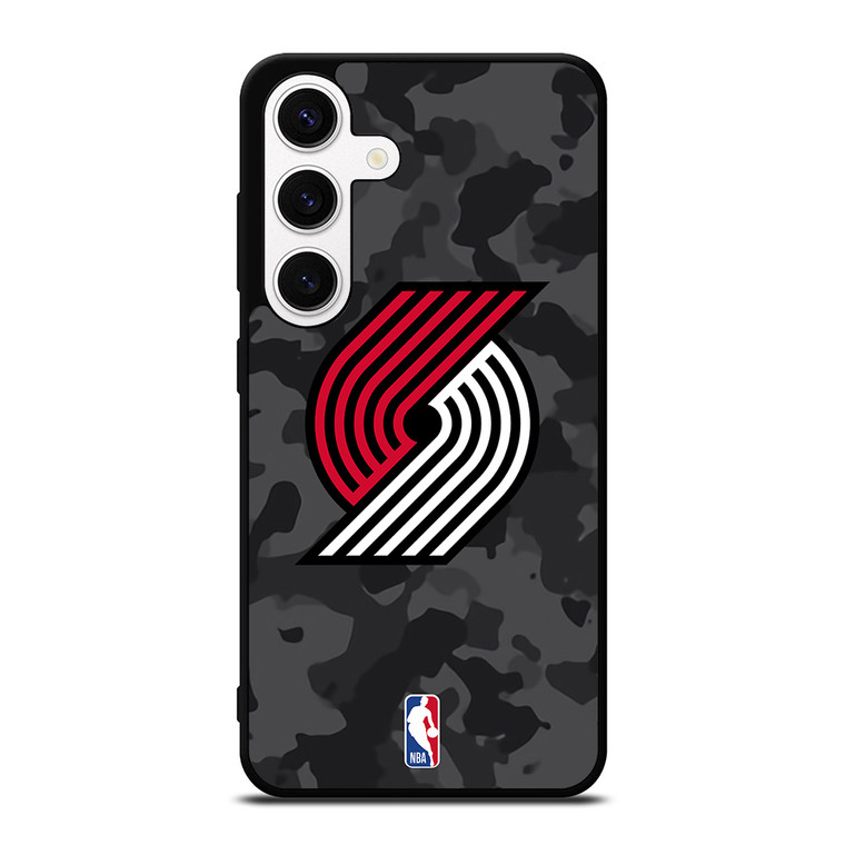 PORTLAND TRAIL BLAZERS BLACK CAMO Samsung Galaxy S24 Case Cover