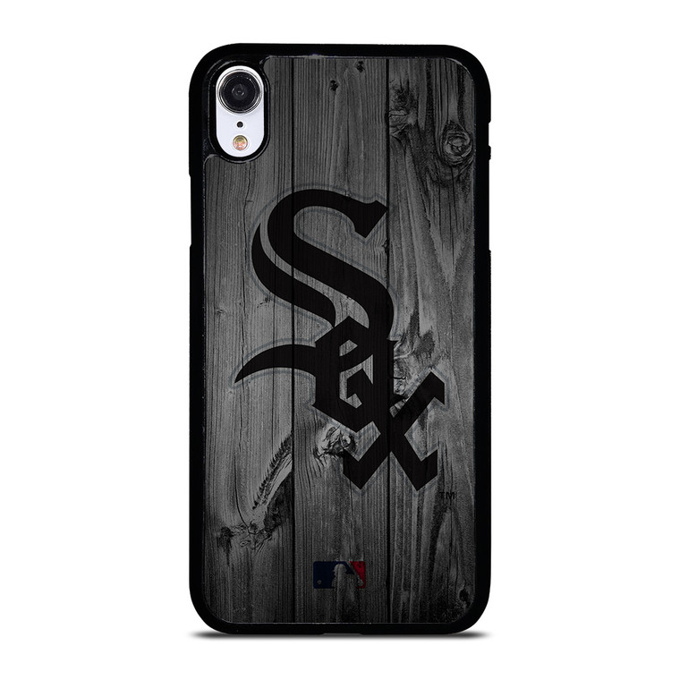 CHICAGO WHITE SOX BASEBALL MLB WOOD LOGO iPhone XR Case Cover