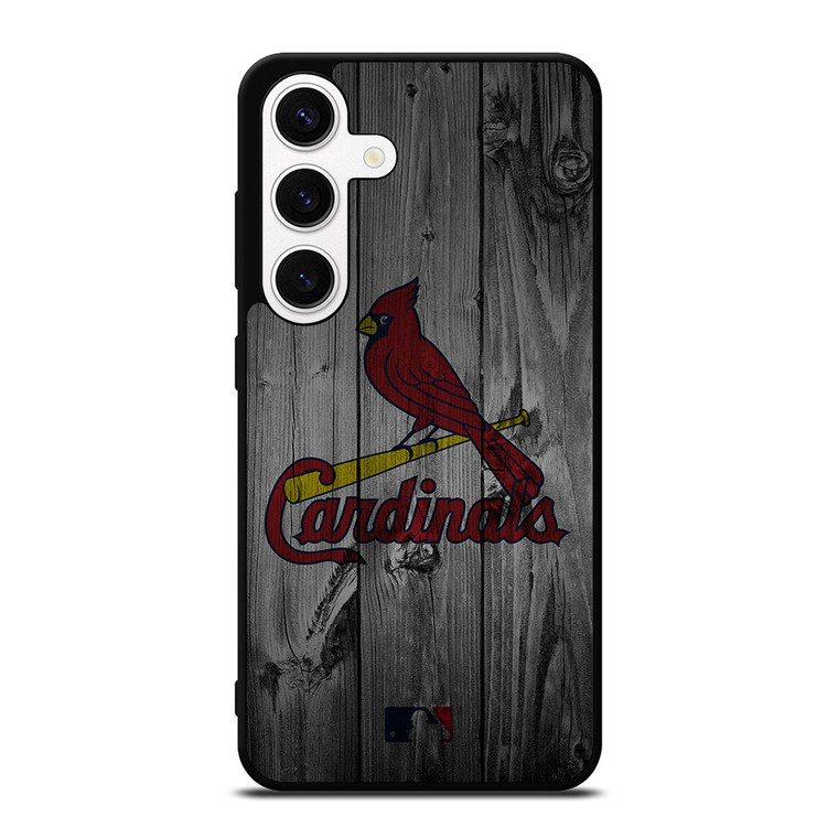 SAINT LOUIS CARDINALS BASEBALL MLB WOOD LOGO Samsung Galaxy S24 Case Cover