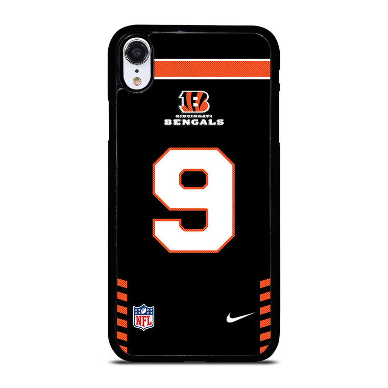 CINCINNATI BENGALS JOE BURROW 9 NFL NIKE iPhone XR Case Cover CINCINNATI BENGALS JOE BURROW 9 NFL NIKE iPhone XR Case Cover