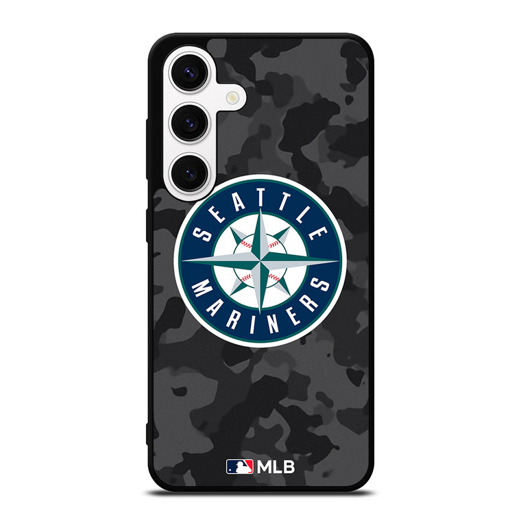 SEATTLE MARINERS BASEBALL BLACK CAMO Samsung Galaxy S24 Case Cover
