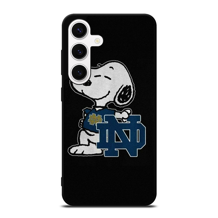 SNOOPY NOTRE DAME FIGHTING IRISH Samsung Galaxy S24 Case Cover