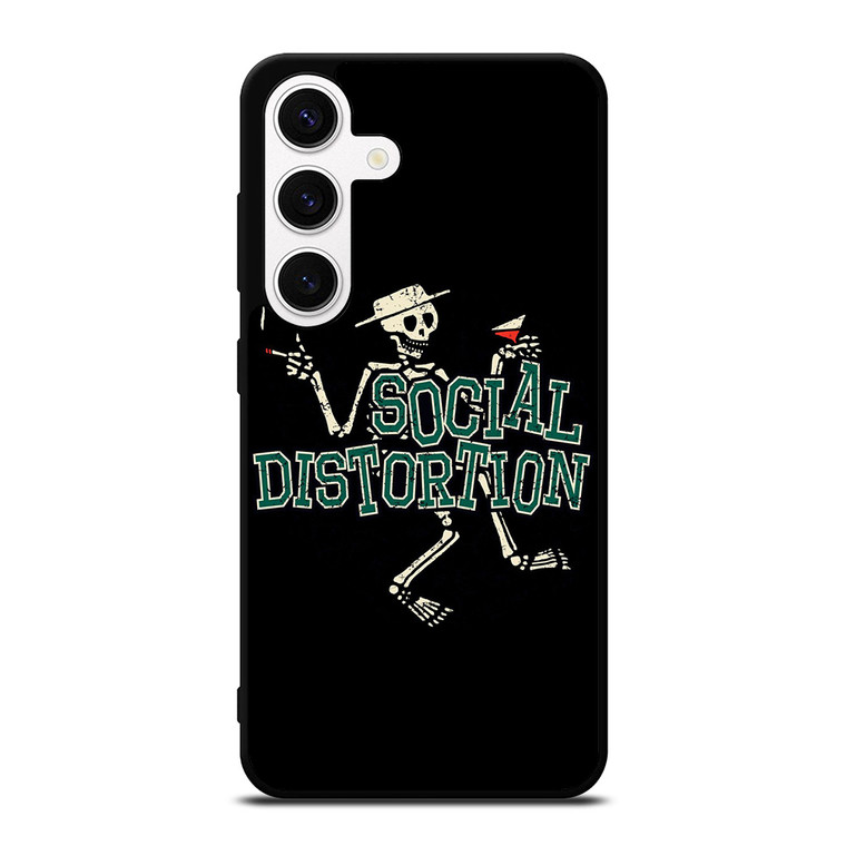 SOCIAL DISTORTION SKULL ART Samsung Galaxy S24 Case Cover
